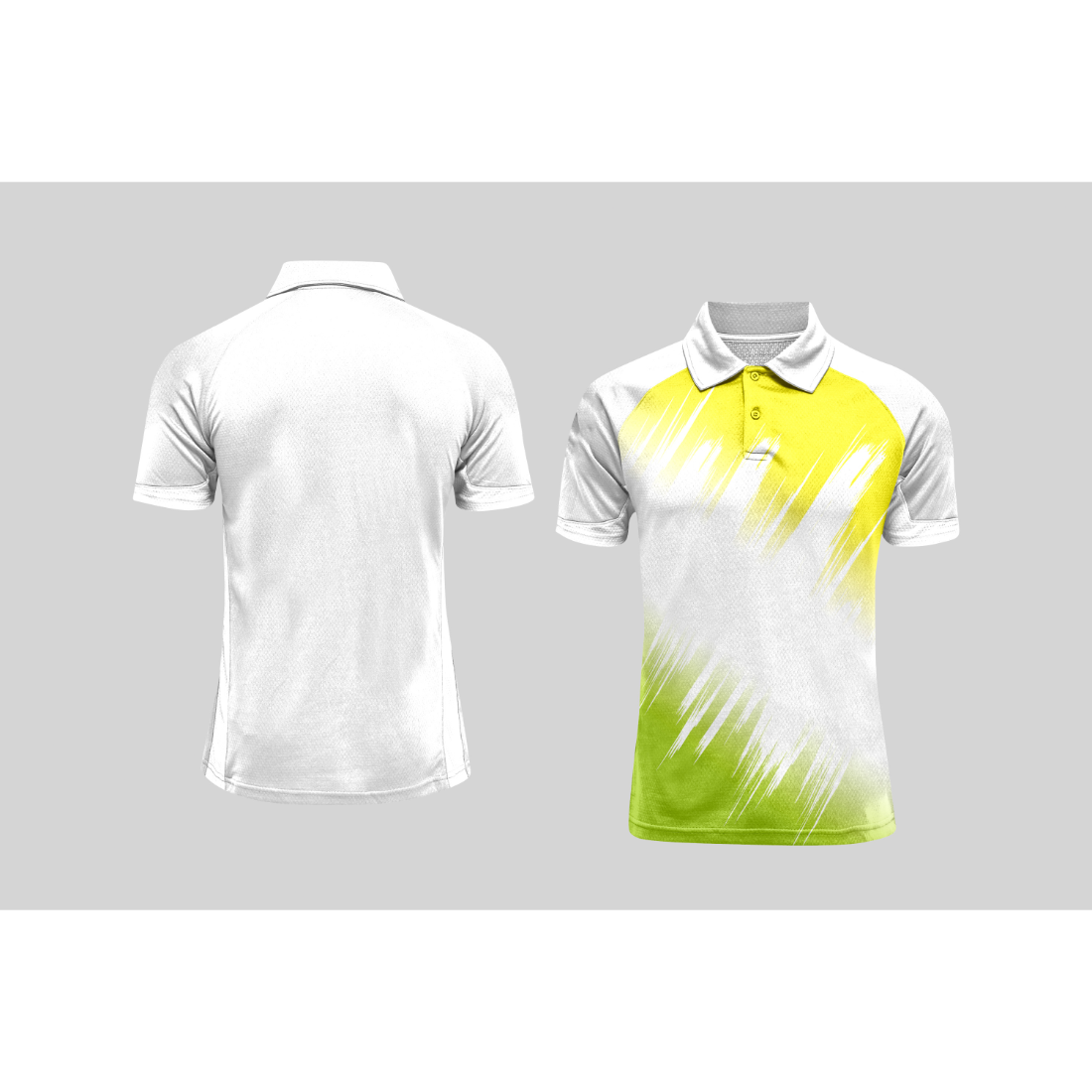 Next Print Cricket Polo Half White Customized Jersey NPCWH00A73