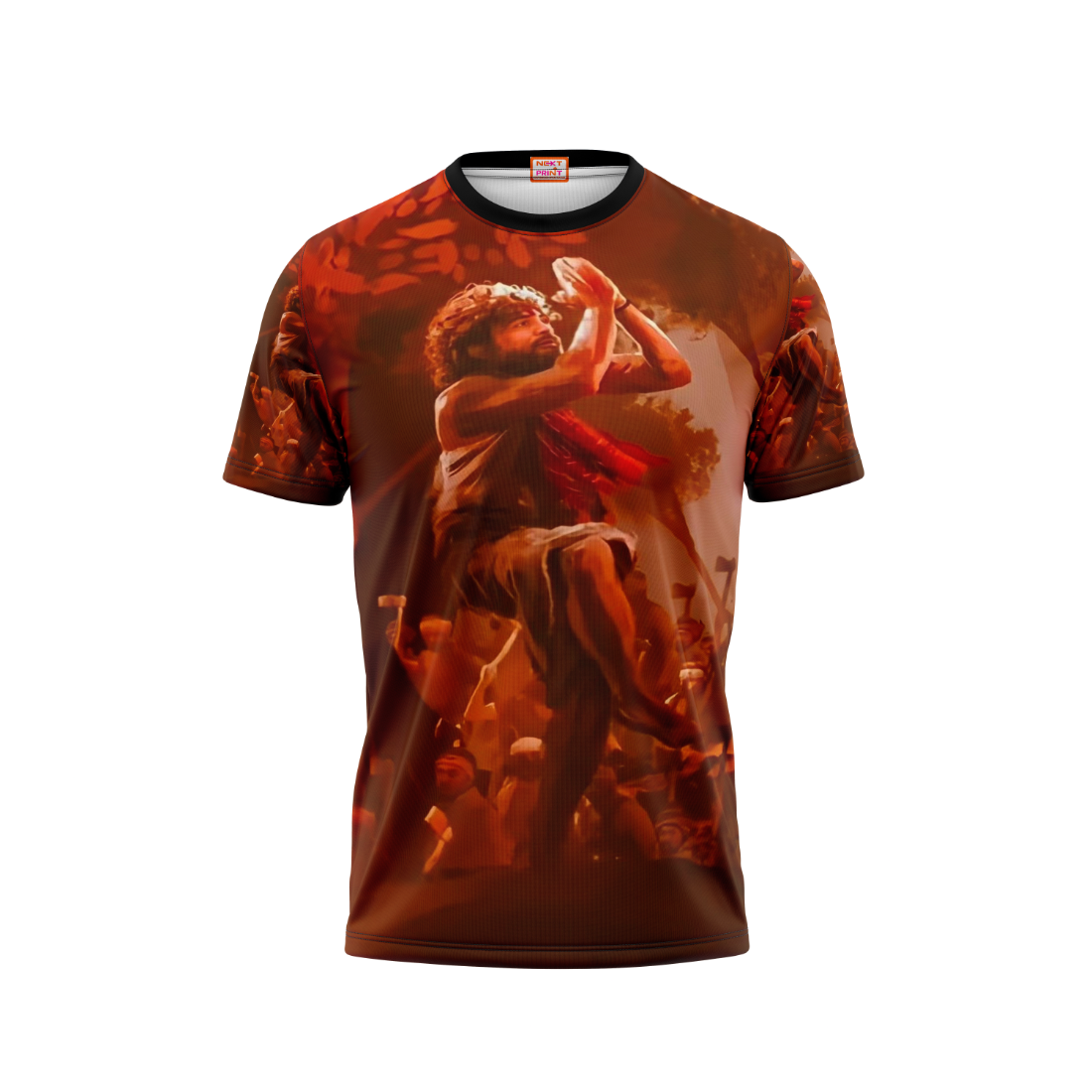 Next Print Allu Arjun Pushpa  Printed T-Shirt.