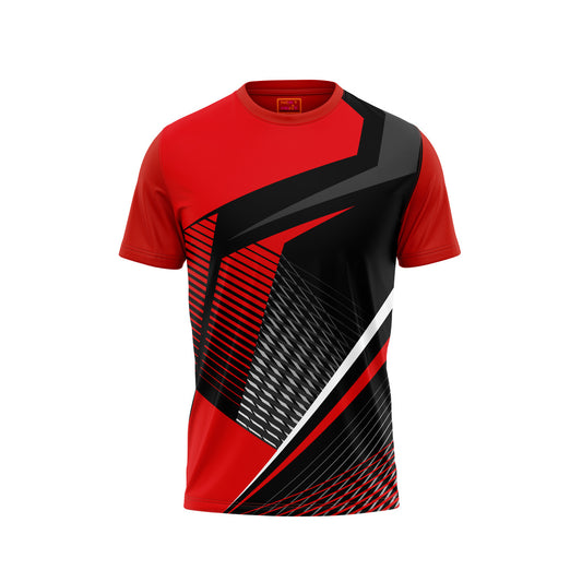 Red Round Neck Half Sleeve Tshirt NextprintrA176
