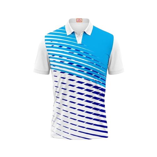 Next Print Customized Polo Neck White Jersey NPTS80