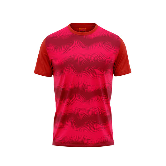 Red Round Neck Half Sleeve Tshirt Nextprintr21