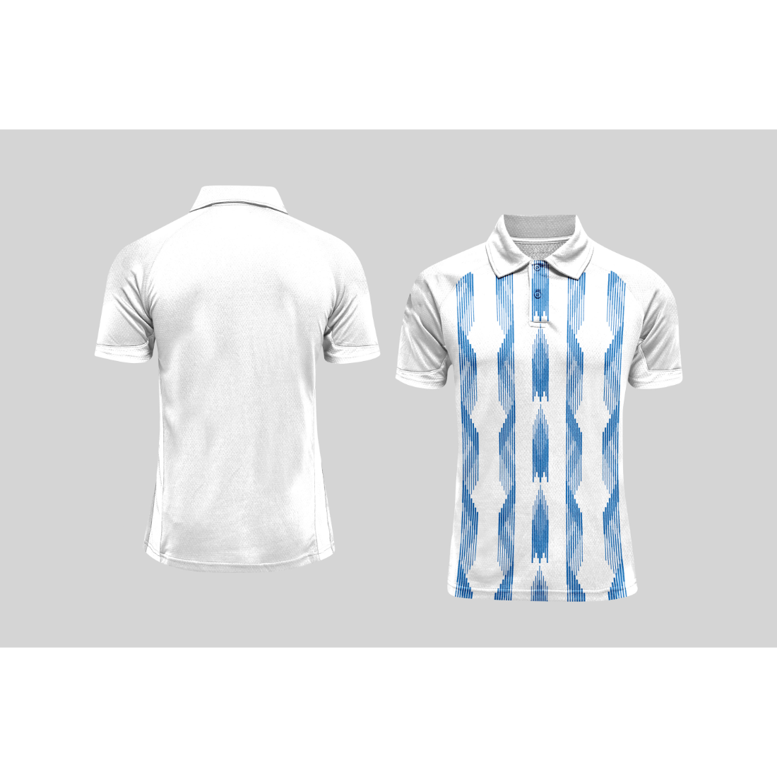 Next Print Cricket Polo Half White Customized Jersey NPCWH00A84