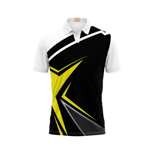 Next Print Customized Polo Neck White Jersey NPTS88