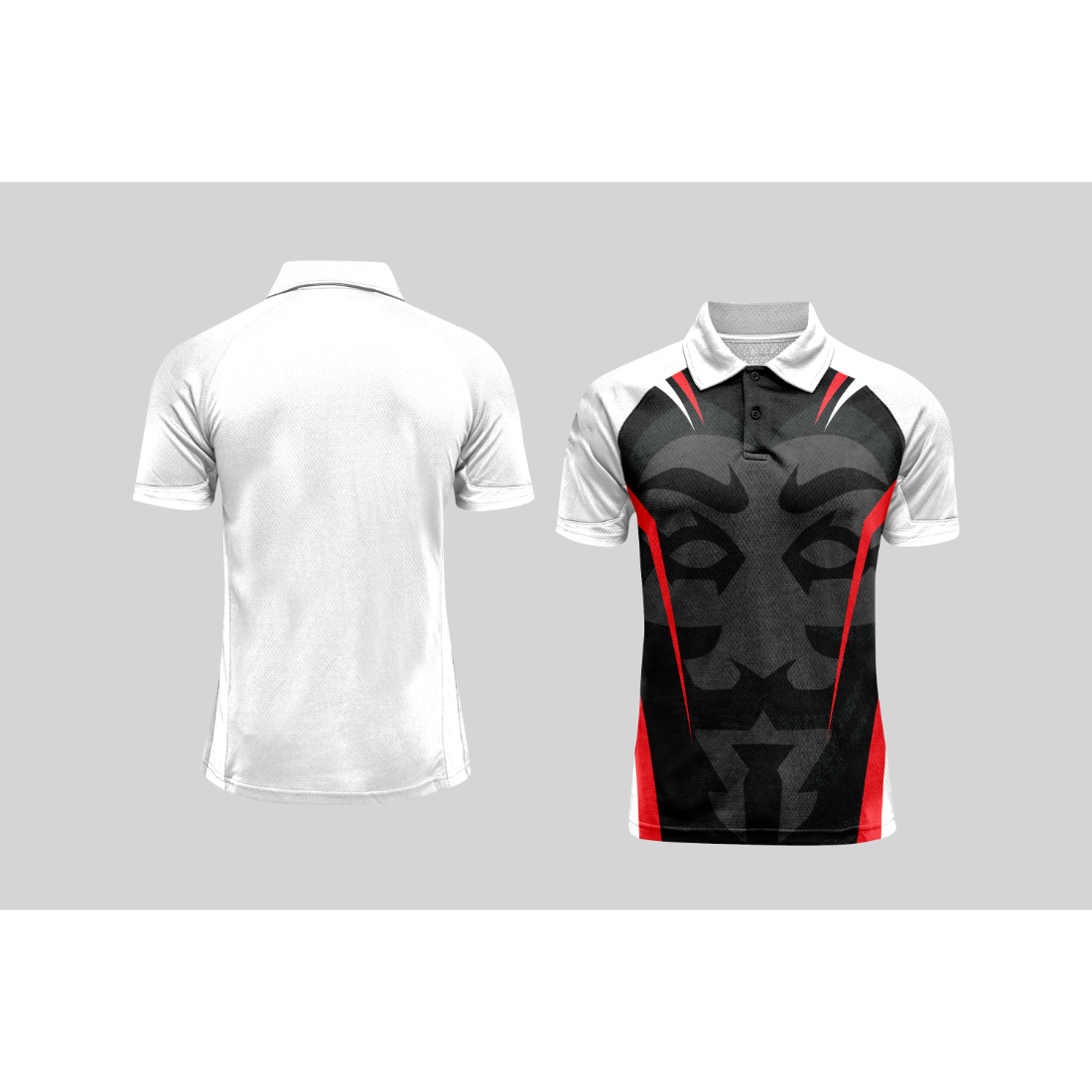 Next Print Cricket Polo Half White Customized Jersey NPCWH00A85
