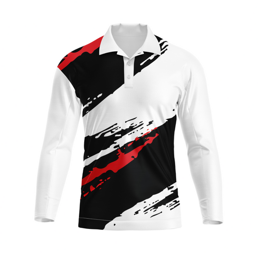 Next Print Polo Neck White Customized Jersey NP00001A88