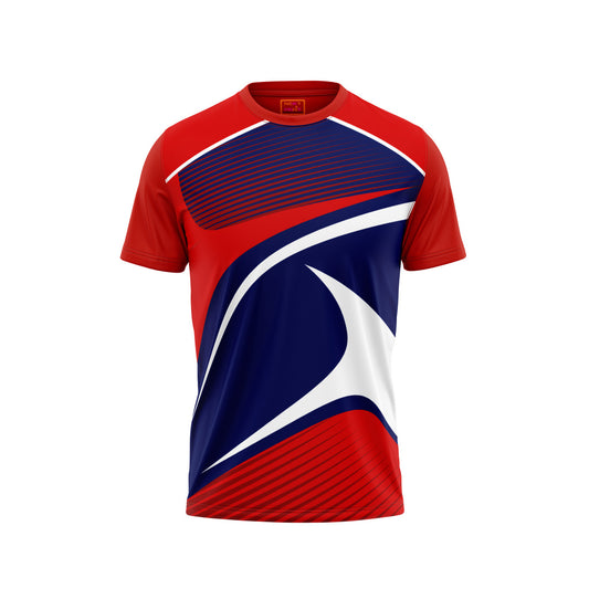 Red Round Neck Half Sleeve Tshirt NextprintrB147