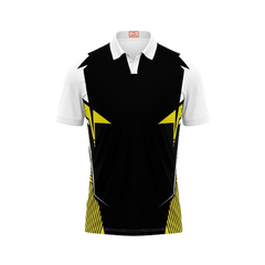 Next Print Customized Polo Neck White Jersey NPTS92