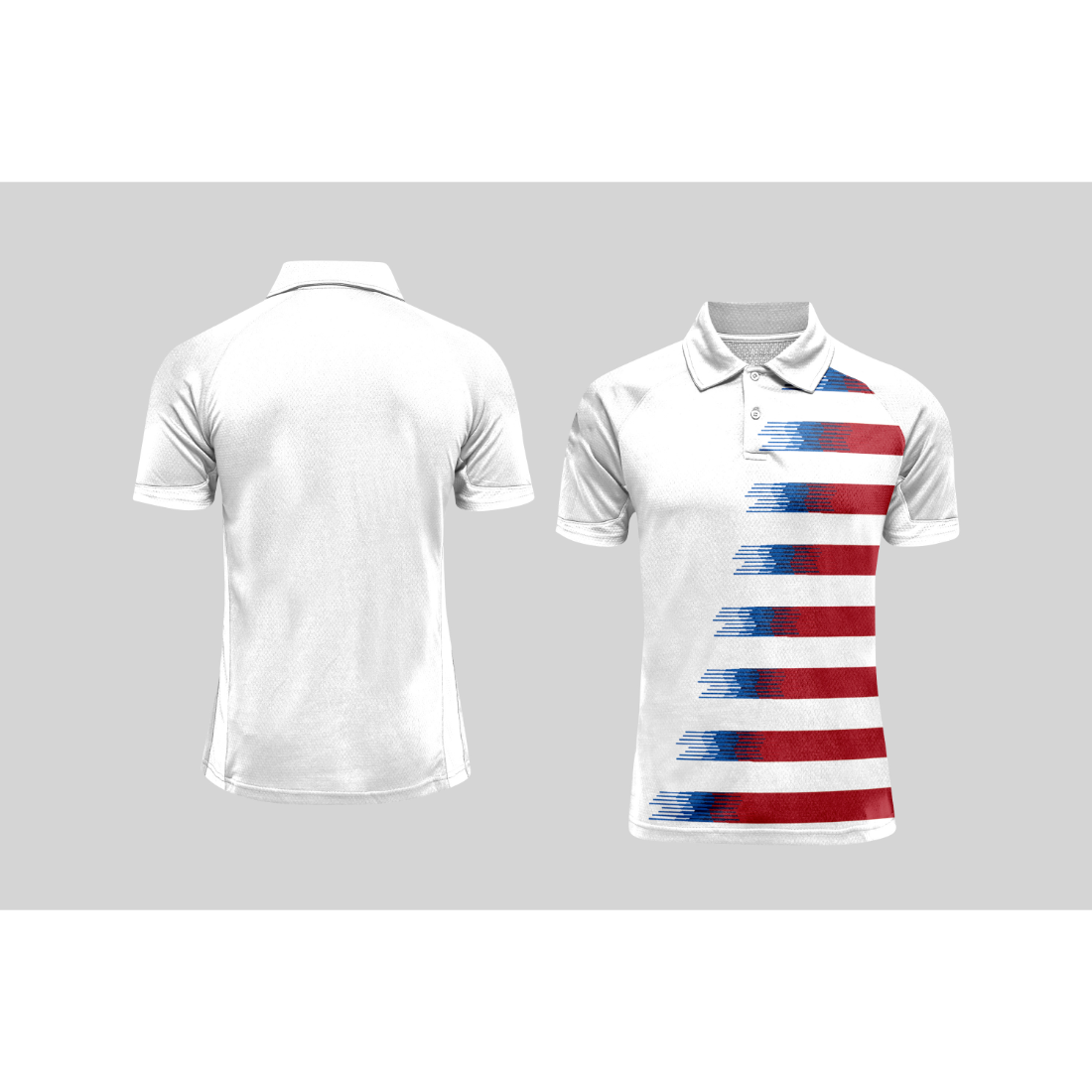 Next Print Cricket Polo Half White Customized Jersey NPCWH00A89