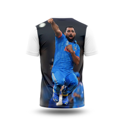 Mohammed Shami Photo Printed T-Shirt.