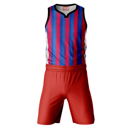 Red Basketball Jaesey With Shorts Nextprintr212
