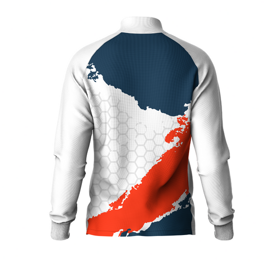 Next Print Printed White Jacket.