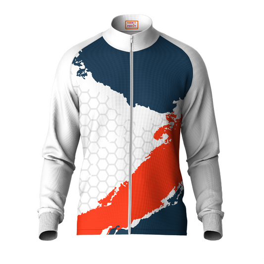 Next Print Printed White Jacket.