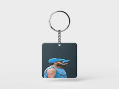 Next Print King & Hitman Square Keychain
