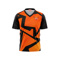 Next Print Ipl Hyderabad Printed V Neck Jersey