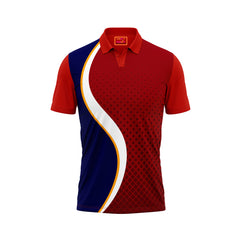Red Polo Neck Half Sleeve T Shirt NextprintrB150