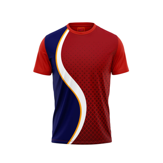 Red Round Neck Half Sleeve Tshirt NextprintrB150