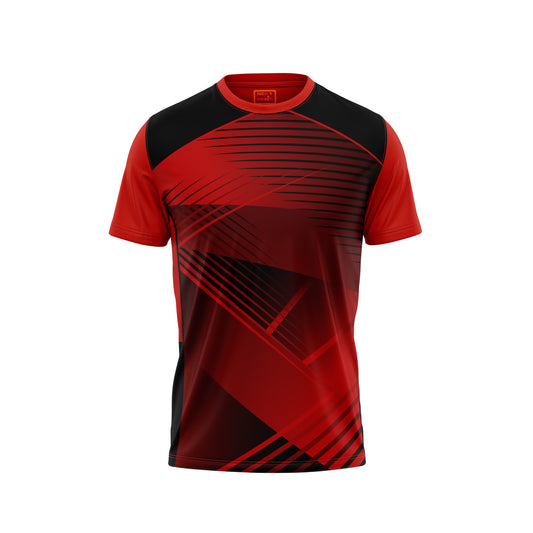 Red Round Neck Half Sleeve Tshirt NextprintrB153