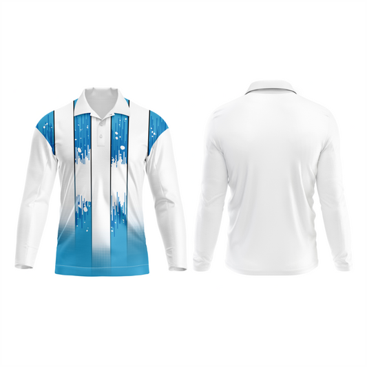 Next Print Polo Neck White Customized Jersey NP00001A138