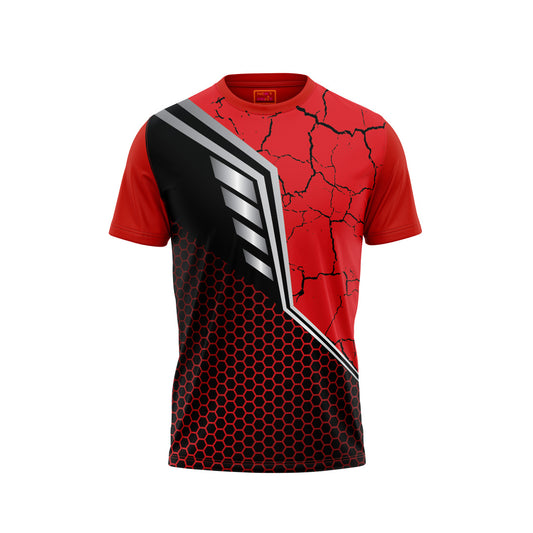 Red Round Neck Half Sleeve Tshirt NextprintrB154