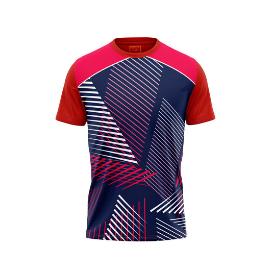 Red Round Neck Half Sleeve Tshirt NextprintrB157