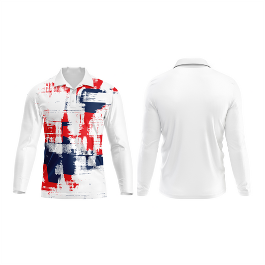 Next Print Polo Neck White Customized Jersey NP00001A134
