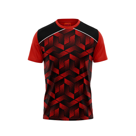 Red Round Neck Half Sleeve Tshirt NextprintrB163