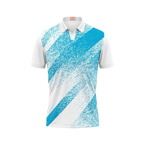 Next Print Customized Polo Neck White Jersey NPTS103