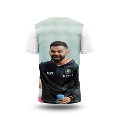 Virat Kohli Photo Printed T-Shirt.