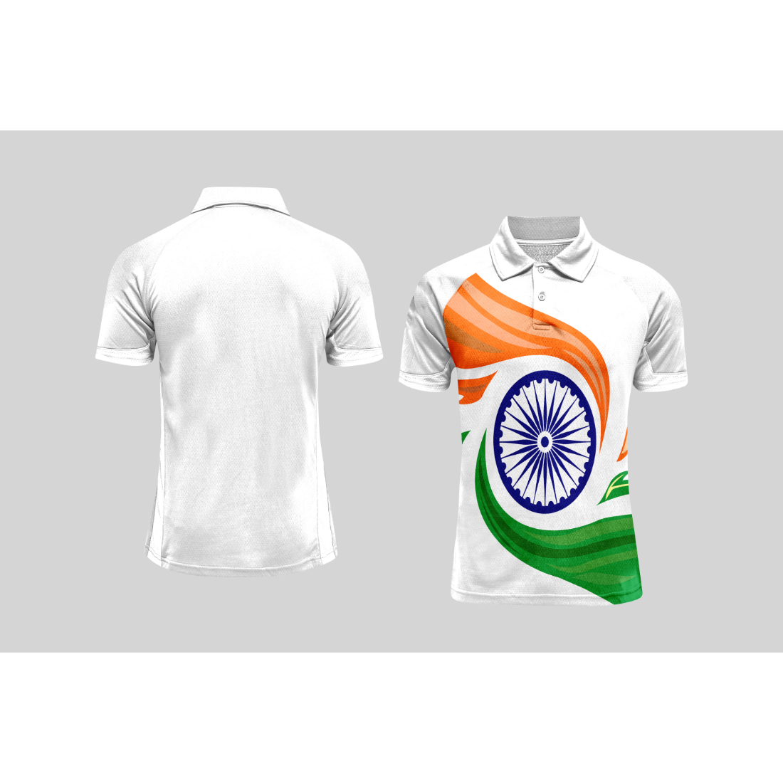 Next Print Cricket Polo Half White Customized Jersey NPCWH00A9