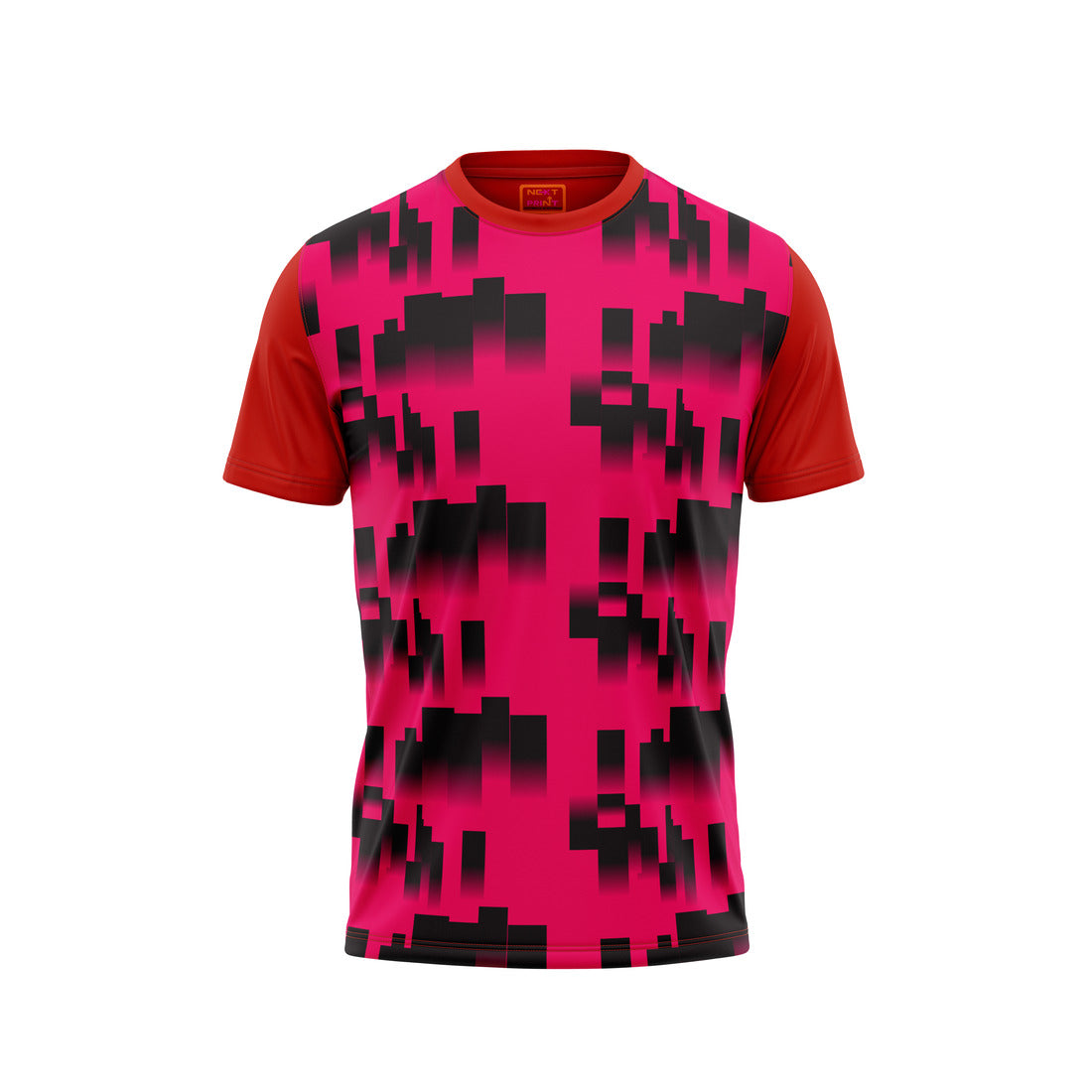 Red Round Neck Half Sleeve Tshirt Nextprintr218