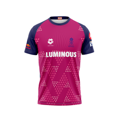 Next Print Ipl Rajasthan Royals Printed Round Neck Jersey