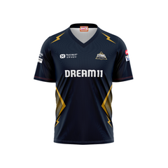 Next Print Customisable  Ipl Gujrat V Neck jersey