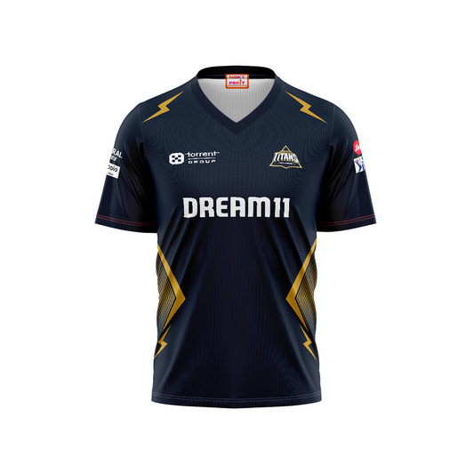 Next Print Customisable  Ipl Gujrat Round Neck jersey