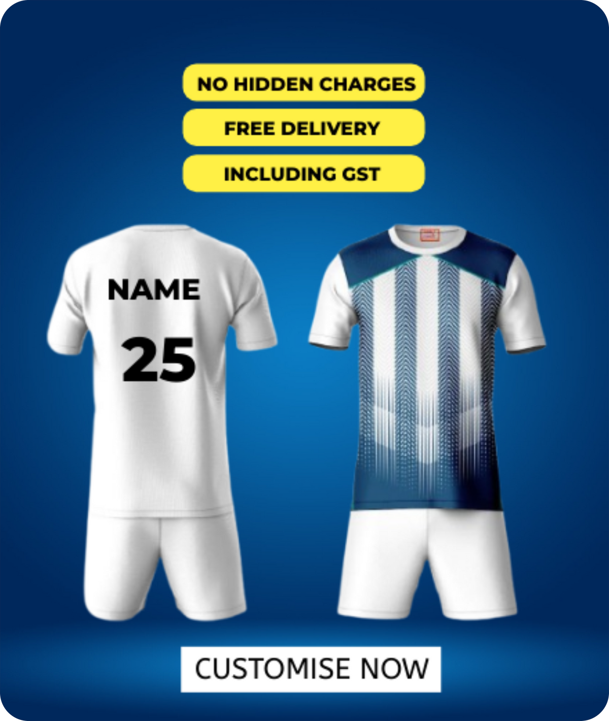 CUSTOM JERSEY WITH SHORTS