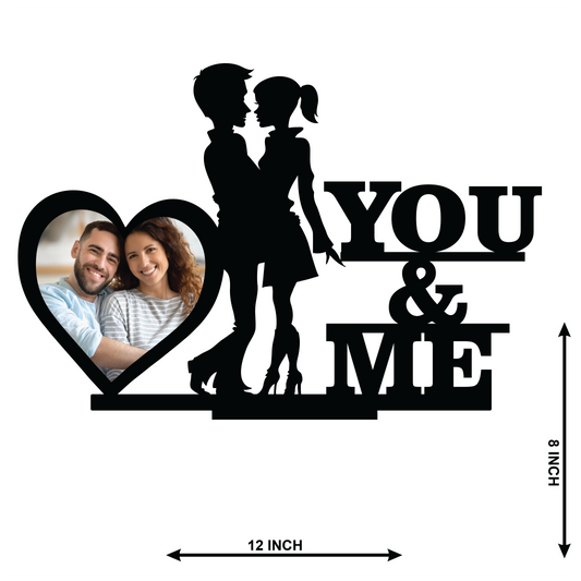 YOU AND ME SINGLE IMAGE LOVE STAND FRAME  62
