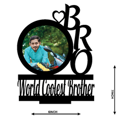 World Coolest Brother Stand Frame