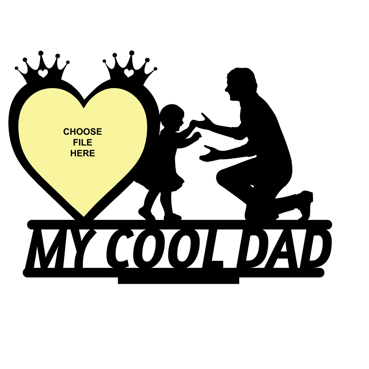 My Cool Dad Stand Frame