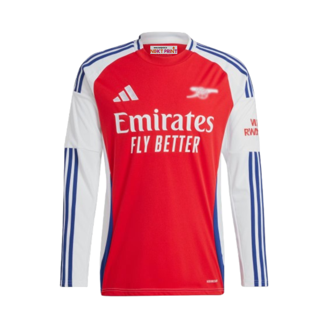 Next Print ARS Football Jersey Home 24 25 Season FULL SLEEVE Jersey