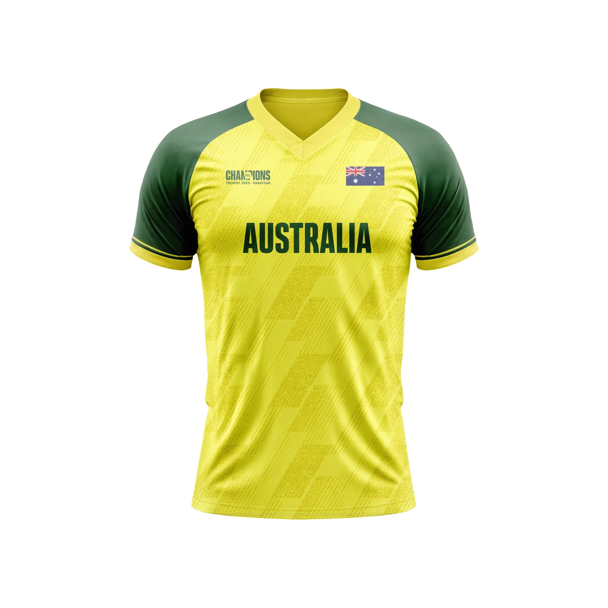 Next Print ICC Champions Trophy 2025 Australia Yellow Jersey
