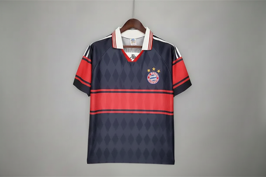 NextPrint Customised Retro Football Jersey Dark Blue Red with Name and Number – Vintage Sports T-Shirt India