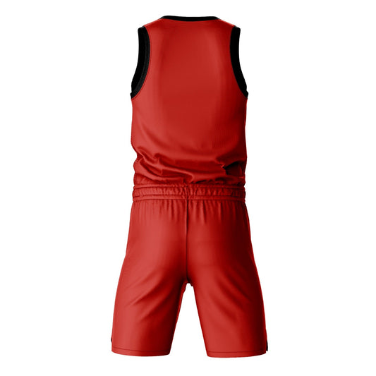 Red Basketball Jaesey With Shorts Nextprintr143