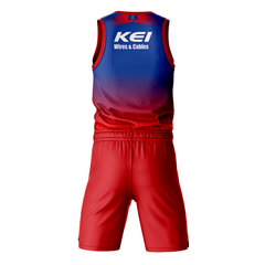 Faf Du Plessis RCB Basketball Jersey With Shorts RCBBJS3