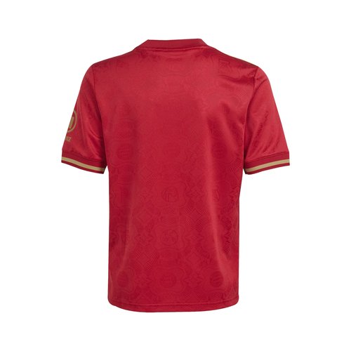 NextPrint Customised Red Gold Football Jersey with Name and Number – Premium Team Sports T-Shirt India