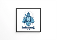 Hindu festival maha shivratri lord shiva  frame