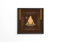 Happy Maha Shivratri cultural festival frame