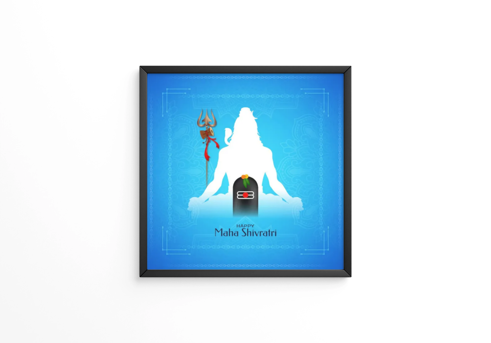 Happy maha shivratri  frame