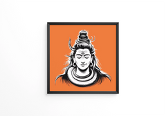 Indian Festival of Lord Shiva for Happy Maha Shivrati  frame