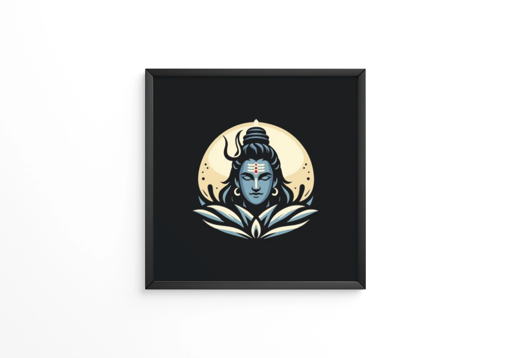 Lord shiv indian frame