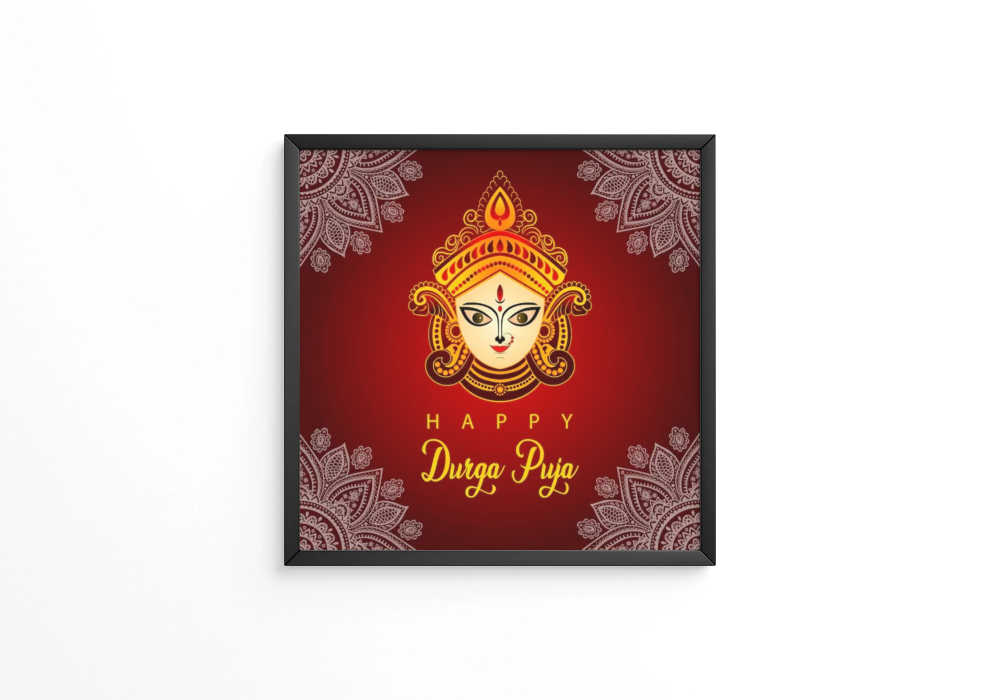 Happy Durga Puja  frame