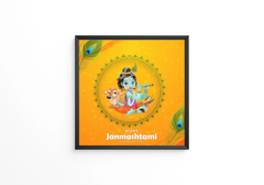 Happy Janmashtami frames
